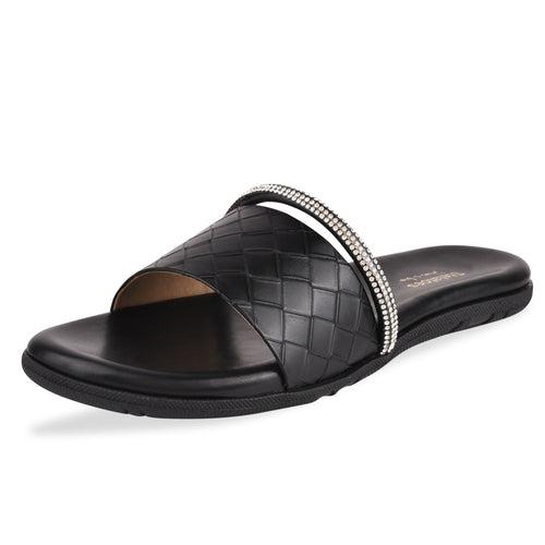 Women Black Casual Slip-On