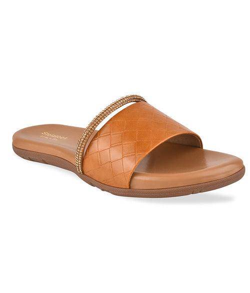 Women Tan Casual Slip-On