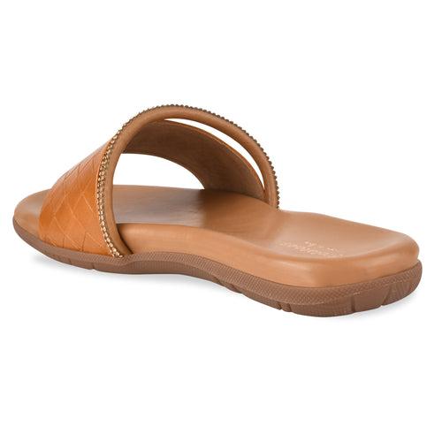 Women Tan Casual Slip-On