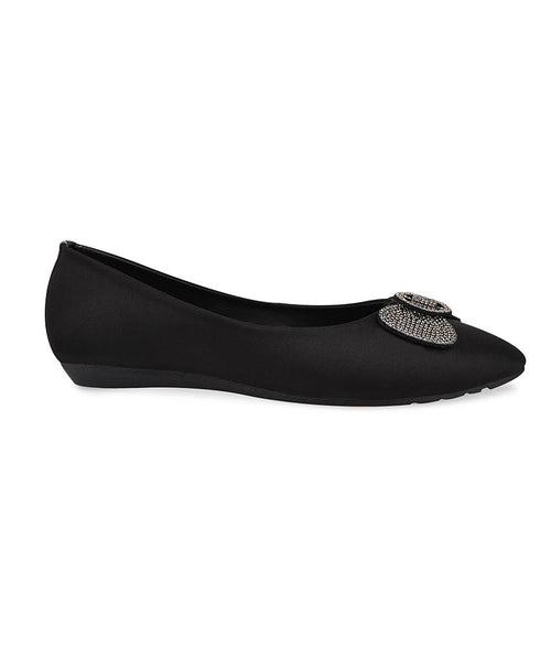 Women Black Casual Ballerinas