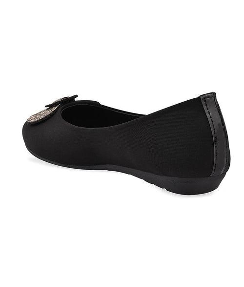 Women Black Casual Ballerinas