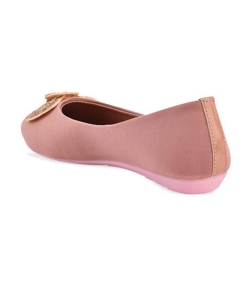 Women Peach Casual Ballerinas