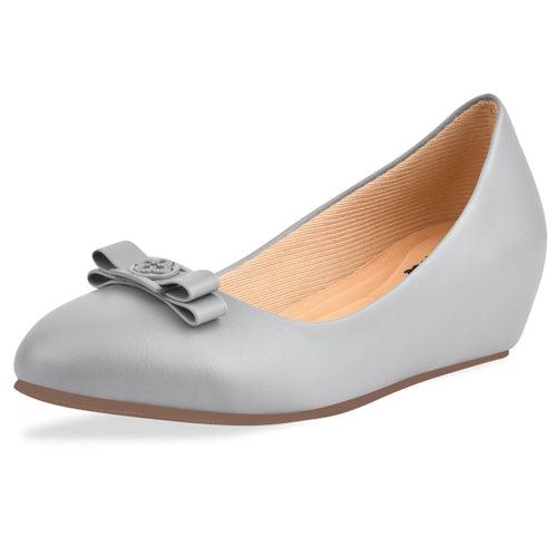 Women Grey Casual Ballerinas