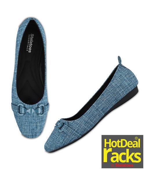 Women Blue Casual Ballerinas