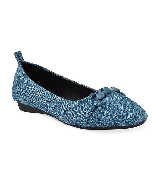 Women Blue Casual Ballerinas