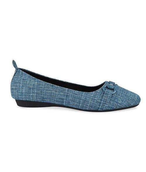 Women Blue Casual Ballerinas