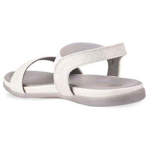 Women White Casual Sandals