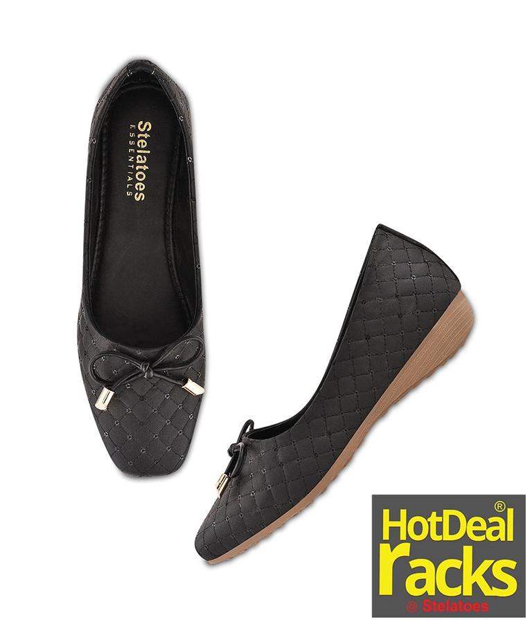 Women Black Casual Ballerinas