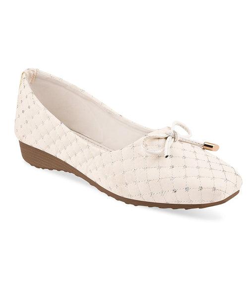 Women White Casual Ballerinas