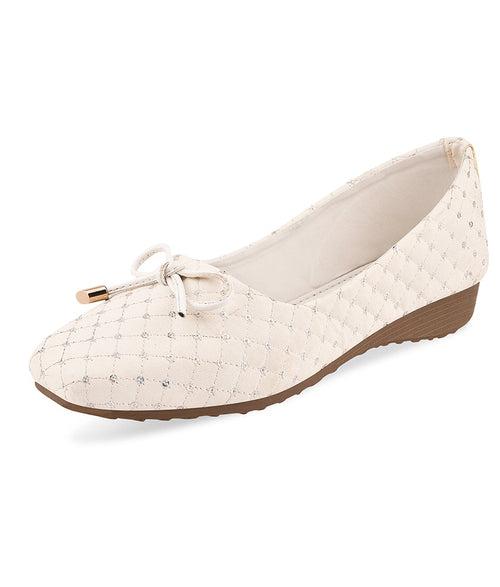 Women White Casual Ballerinas