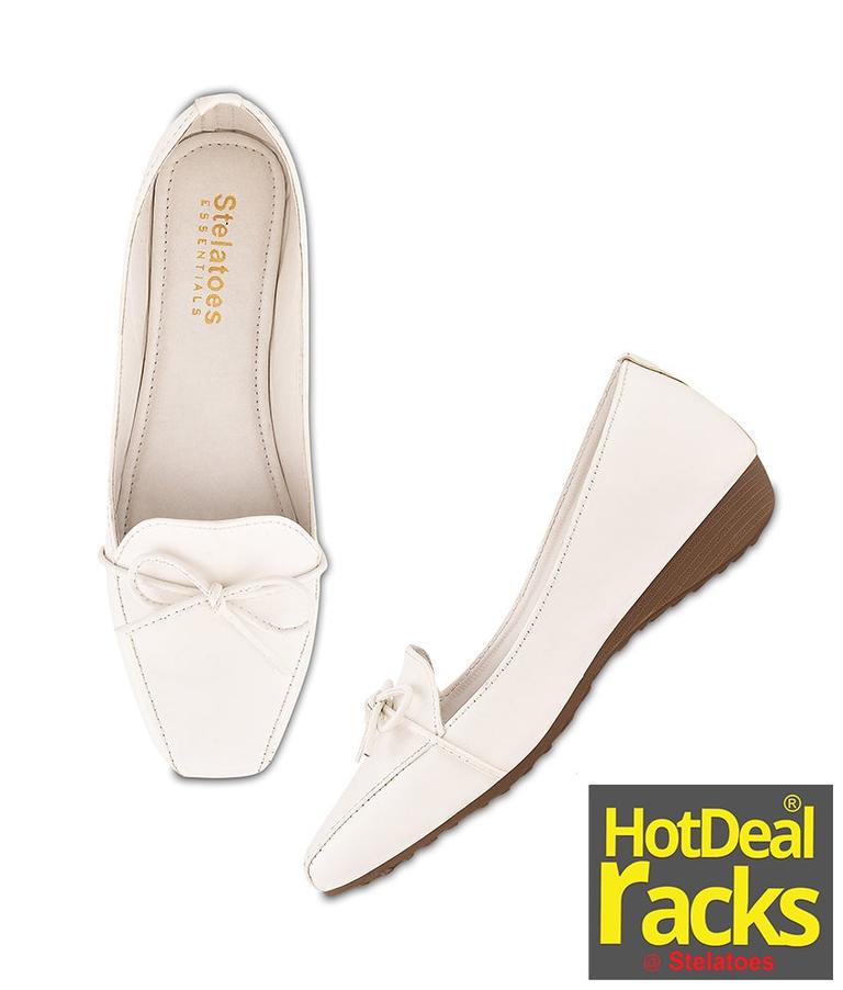 Women White Casual Ballerinas