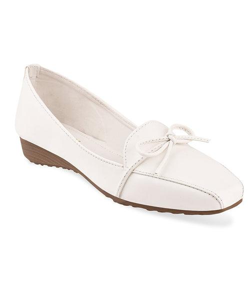 Women White Casual Ballerinas