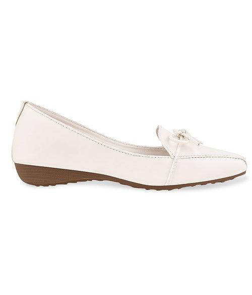 Women White Casual Ballerinas