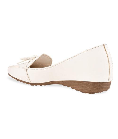 Women White Casual Ballerinas