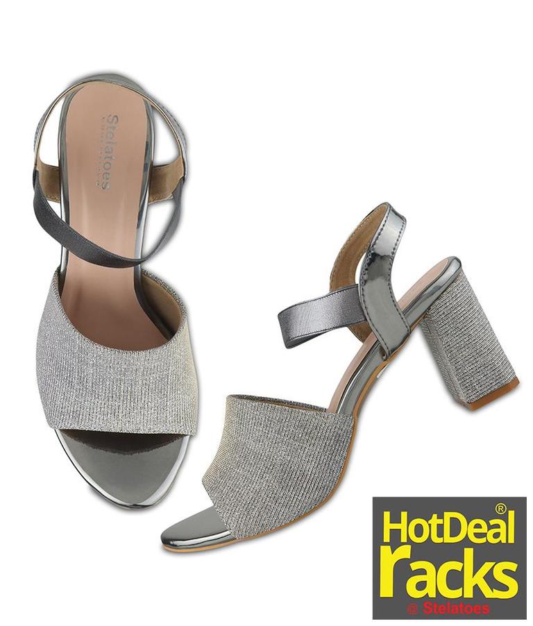 Women Grey Party Sandals