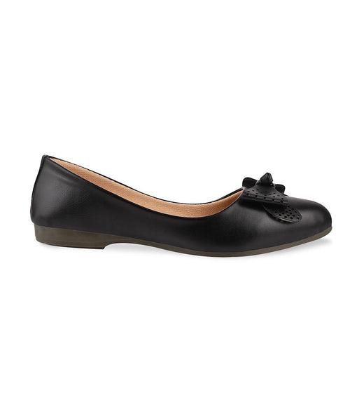 Women Black Casual Ballerinas