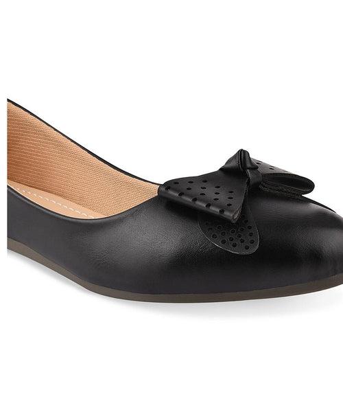 Women Black Casual Ballerinas