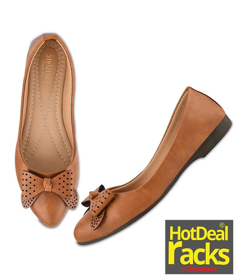 Women Tan Casual Ballerinas