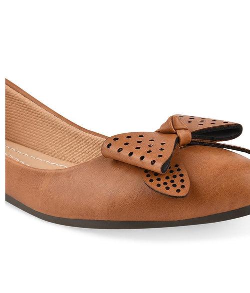 Women Tan Casual Ballerinas