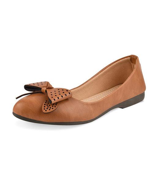 Women Tan Casual Ballerinas