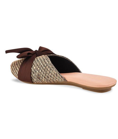 Women Peach Urban Mules