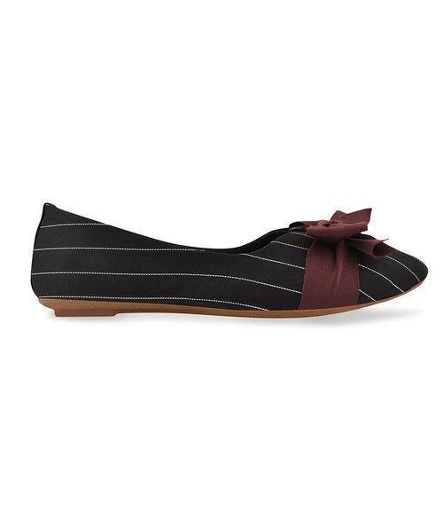 Women Black Casual Ballerinas