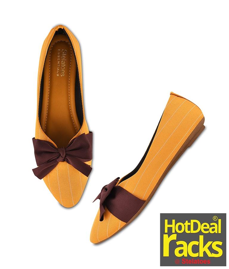 Women Yellow Casual Ballerinas