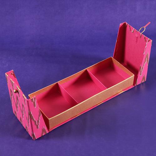 Pink & Gold 3 Partititon Box