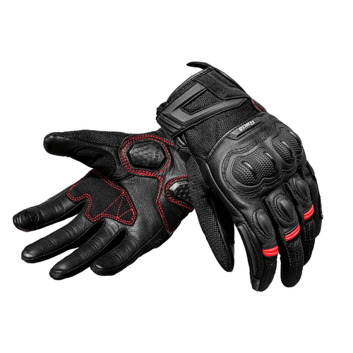 Raida AirWave Motorcycle Gloves/ Red