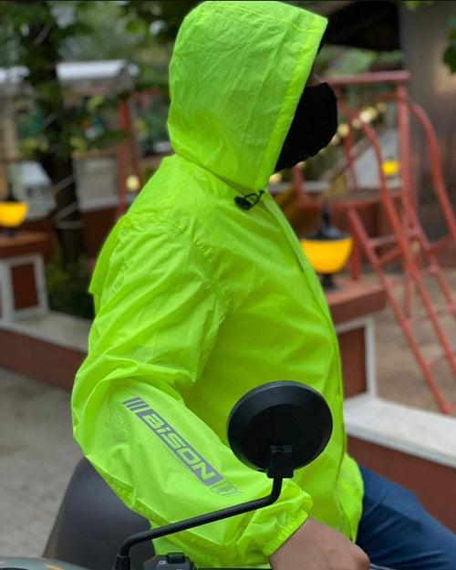 Bison Rain Jacket- Hi-Viz