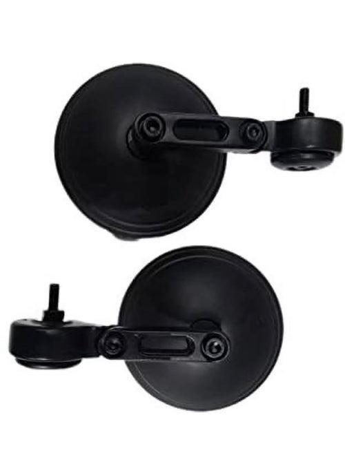 Premium Jawa Style Big Mirrors- Black