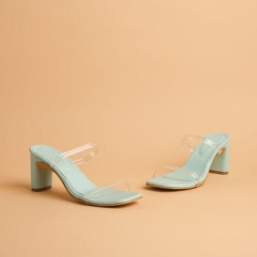 Ishcia Transparent Strap Heels