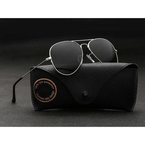 Black and Silver E11 Polarized  Lens Edition Sunglasses