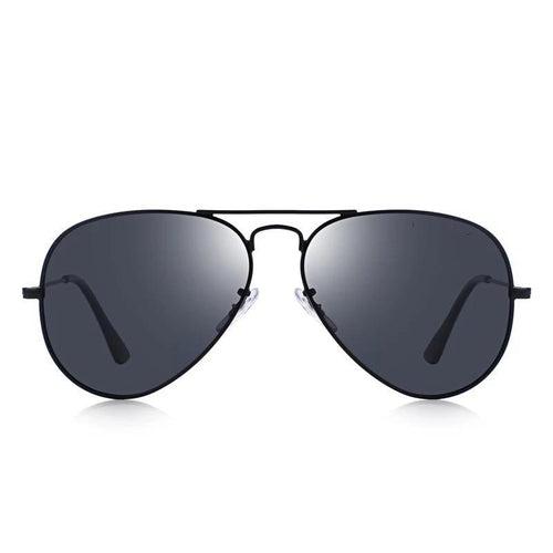 Black Premium Polarized Aviator Sunglasses 