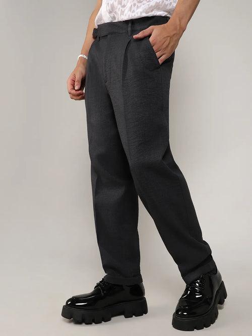 Tailored Linen-Blend Trousers