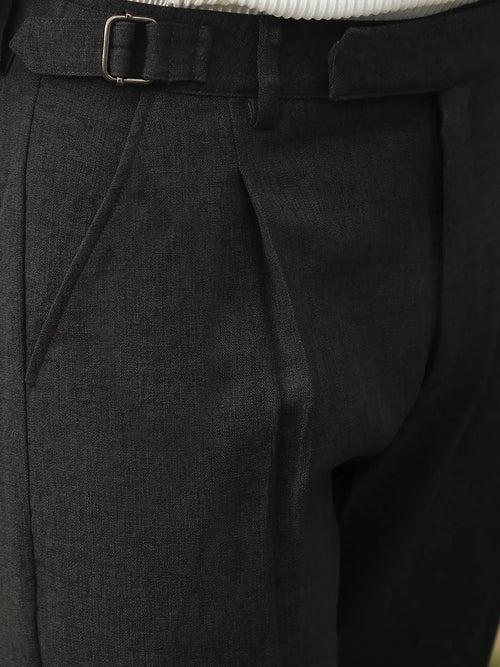 Tailored Linen-Blend Trousers