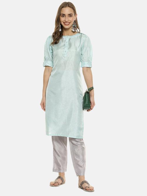 Cuffed Sleeve Kurta