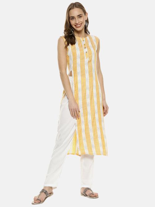 Vertical Striped Kurta