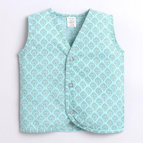 Polka Tots Pack of 3 Sleeveless Vest/Jhabla - Multicolor