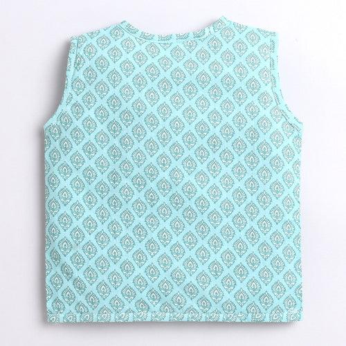 Polka Tots Pack of 3 Sleeveless Vest/Jhabla - Multicolor