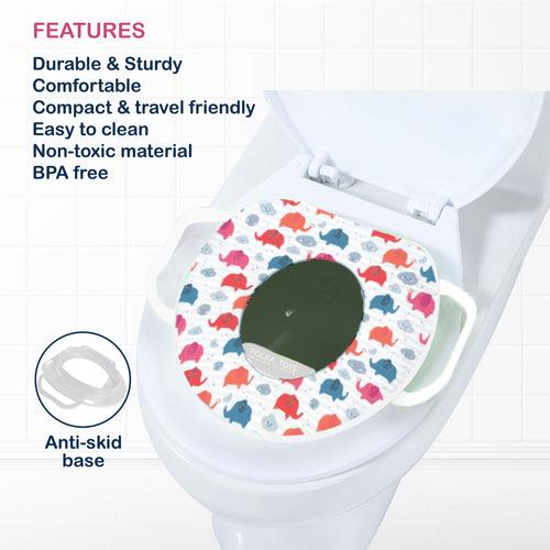 Polka Tots Hop Pop Potty Seat for 9+ Months (White)