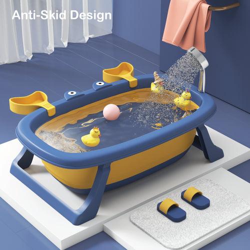 Polka Tots Splish Splash Foldable Bath tub(0 - 2 years) - Blue