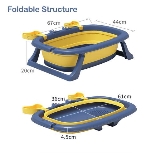 Polka Tots Splish Splash Foldable Bath tub(0 - 2 years) - Blue