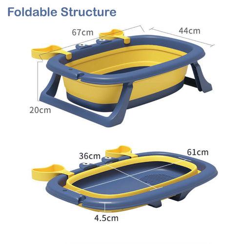 Polka Tots Splish Splash Foldable Bath tub(0 - 2 years) - Orange
