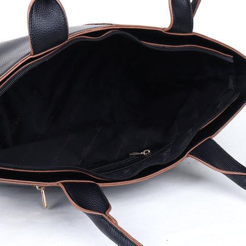 Women Structured Handheld Bag with Tasselled