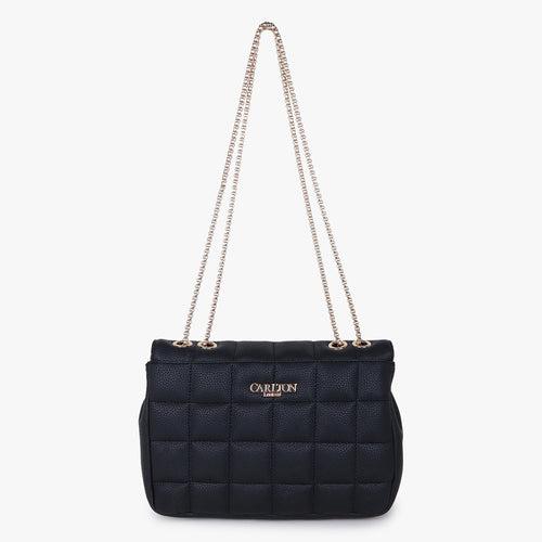 Women Textured Structured Sling Bag with Quilted