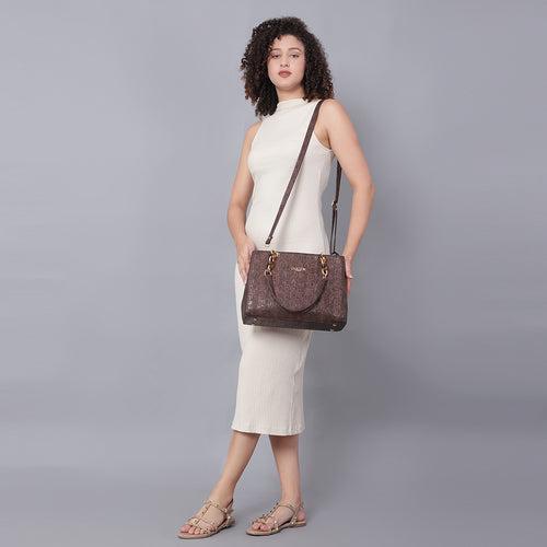 Women Textured Structured Sling Bag with Quilted