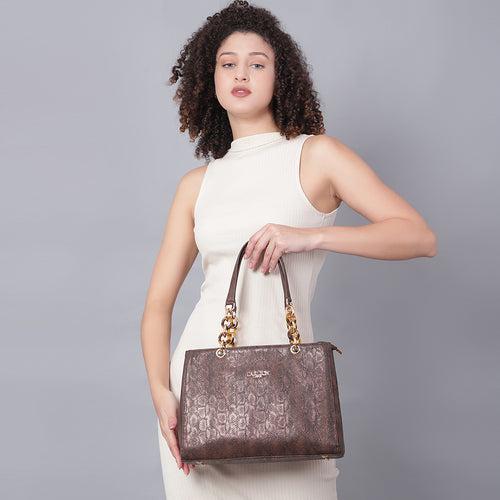 Women Textured Structured Sling Bag with Quilted