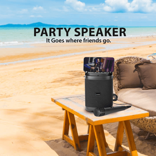 PS10 Wireless Bluetooth Party Speaker (Black)