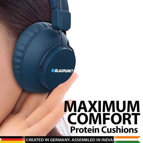 BH41  Bluetooth Wireless Over-Ear Headphone (Blue)
